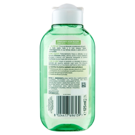 Garnier SkinActive Struccante Fresh, Struccante Occhi, 125 ml
